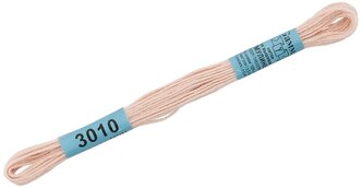 Мулине Gamma нитки для вышивания 0820-3070 8 м, 24 шт. 3010 бл.розовый