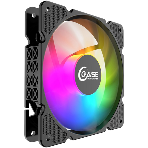 Powercase Вентилятор Powercase M6-14-LED d140мм, 900об./мин. (питание от разъема питания ATA HDD) (oem)