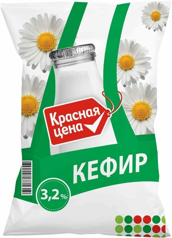 Кефир Красная цена 3,2% 900 г