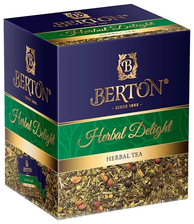 Чай травяной Berton Herbal Delight в пирамидках