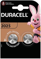 Батарейка Duracell 2025, 2 шт.