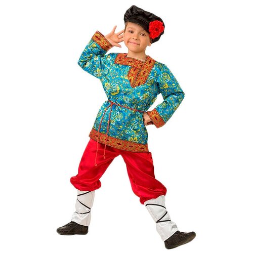 Костюм Батик, размер 140, красный/голубой костюм батик размер 140 красный