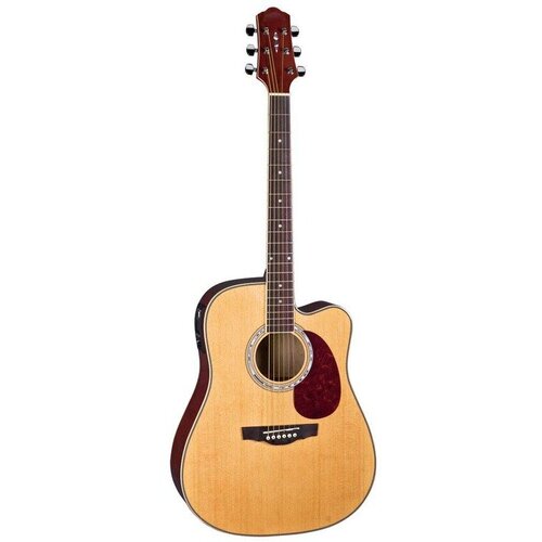 DG220CEN Акустическая гитара со звукоснимателем, с вырезом Naranda гитара со звукоснимателем naranda dg220cen