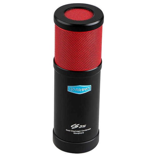 Микрофон проводной Alctron CS35, комплектация: микрофон, разъем: XLR 3 pin (F), черный/красный