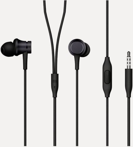 Изображение товара Вставные наушники Xiaomi Mi In-Ear Headphones Basic Black HSEJ03JY (ZBW4354TY)