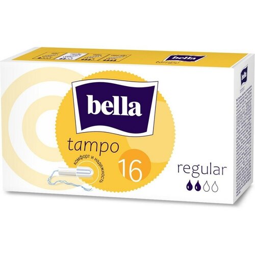 Тампоны без аппликатора Tampo Regular Bella 16шт