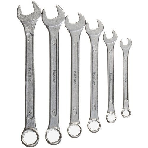 Набор гаечных ключей комбинированных Hesler 8-18 мм 6 шт 1337₽
