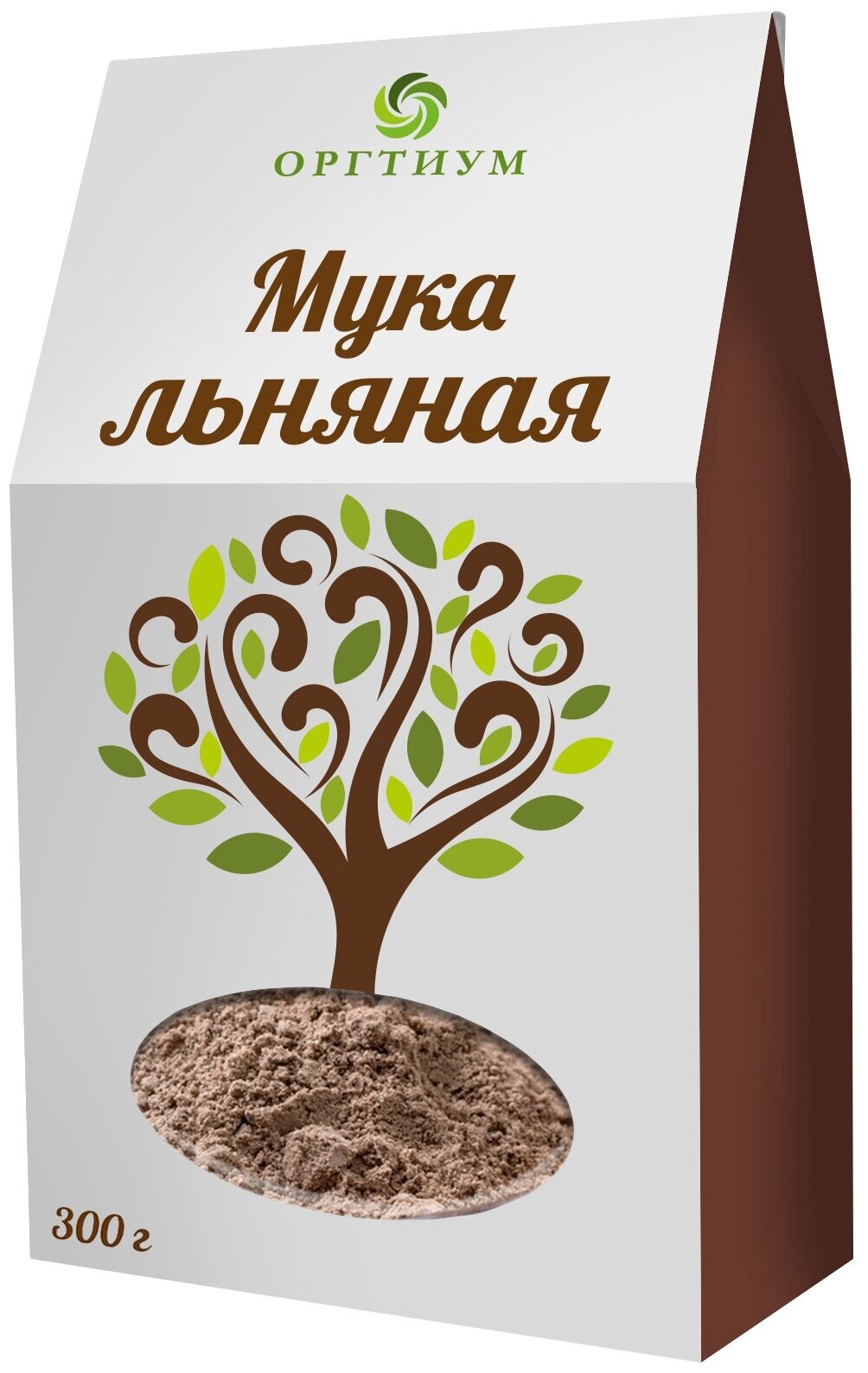 Мука льняная, 300г, Оргтиум