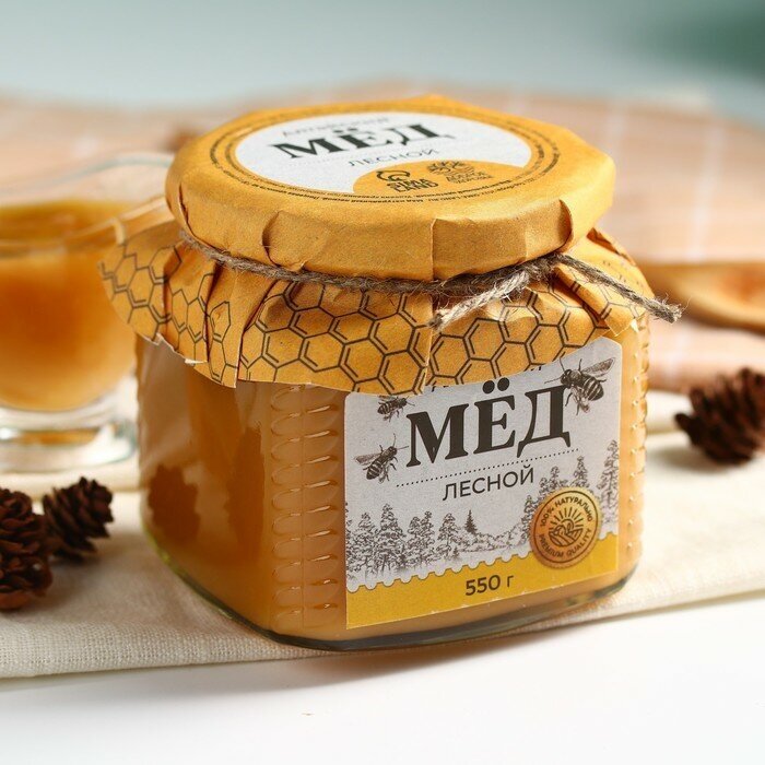 Доброе здоровье Алтайский мёд «Лесной», 550 г. - фотография № 2