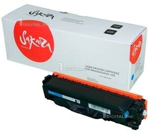 Картридж SAKURA CF411A/046C голубой для HP LJ Pro M452/477/377 Canon LBP653/654 MF732/734/735 (SACF411A/046C)