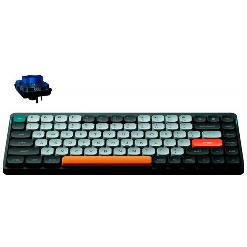 Беспроводная клавиатура Nuphy ультратонкая, AIR75 (Twilight) RGB подсветка, Blue Switch