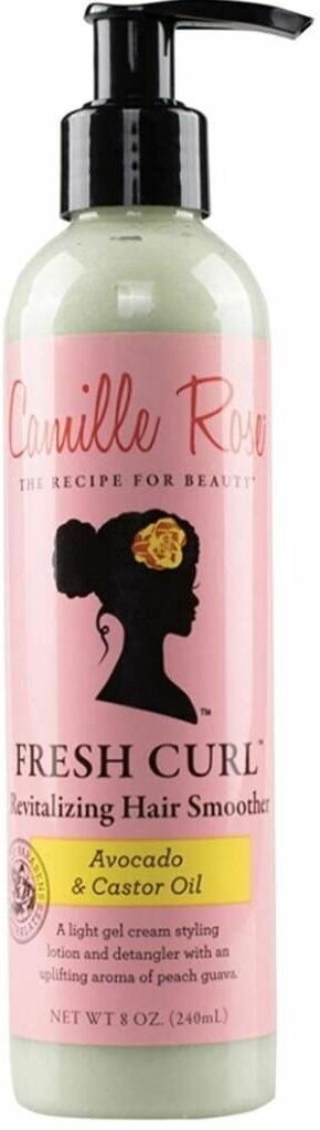 Несмываемый крем для укладки локонов, Camille Rose, Fresh Curl, увлажняющий гель для кудрявых волос, кгм, 240 мл