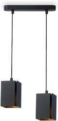 Светильник подвесной со сменной лампой G9 TN5133/2 BK черный E27/2 max 40W 260*80*1150