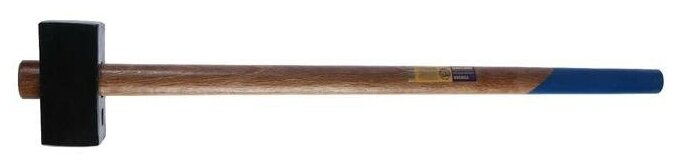 Кувалда кованая TUNDRA, 5 кг, удлиненная деревянная рукоятка