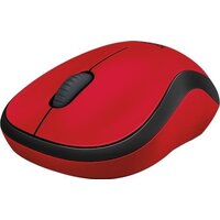 Мышь Logitech M220 Silent красный оптическая (1000dpi) беспроводная USB (2but)