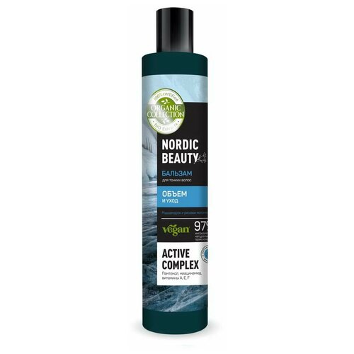 ORGANIC COLLECTION Бальзам для тонких волос ORGANIC COLLECTION, объем и уход, 400 мл