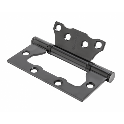 Петля универсальная без врезки puerto 100х75х2,5мм черный 2шт/упак