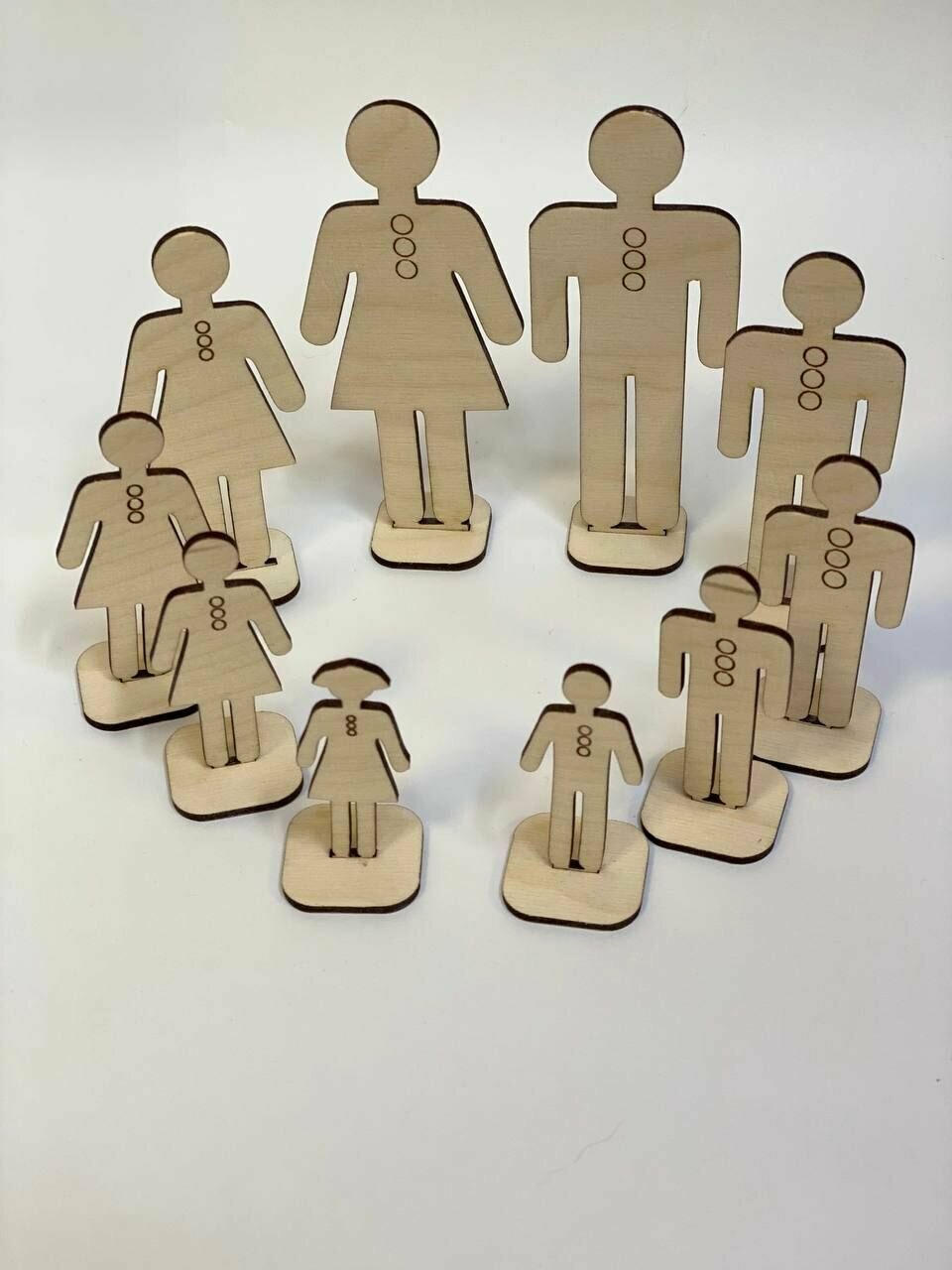 фото Фигурки для расстановок , фигурки деревянные, для арт терапии