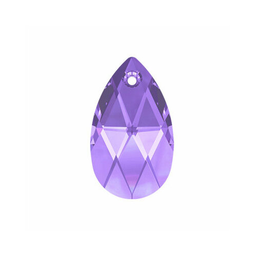 6106 Подвеска цветн. 16 х 10 мм кристалл в пакете св. фиолетовый (tanzanite 539)
