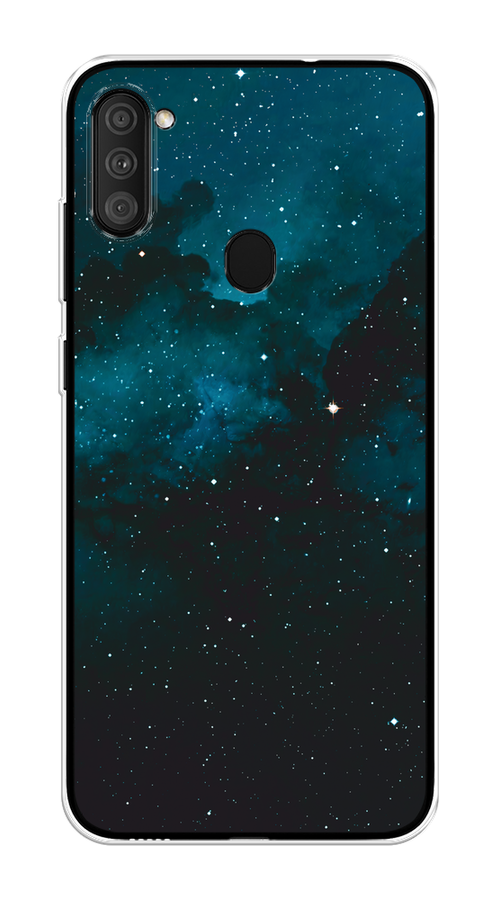 Силиконовый чехол на Samsung Galaxy M11 / Самсунг Галакси М11 Синий космос