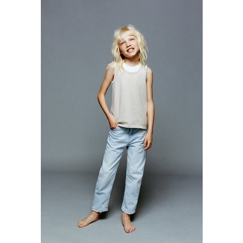 Джинсы Zara, размер 11-12 лет (152 cm), голубой