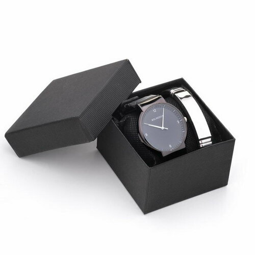 фото Наручные часы сима-ленд подарочный набор 2 в 1 "bolingdun": наручные часы, d=4 см, браслет