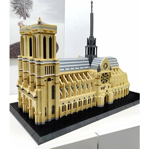 Конструктор 3D из миниблоков RTOY Любимые места Собор Парижской Богоматери 7380 деталей