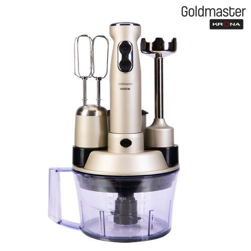 Кухонный комбайн Goldmaster Krona Elena Max Серебристый кухонный комбайн goldmaster gm 7239 1000w