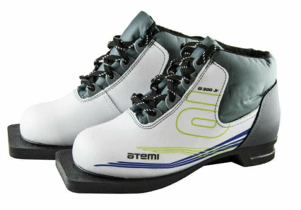 Ботинки лыжные р.33 Atemi A200 Jr white 75мм