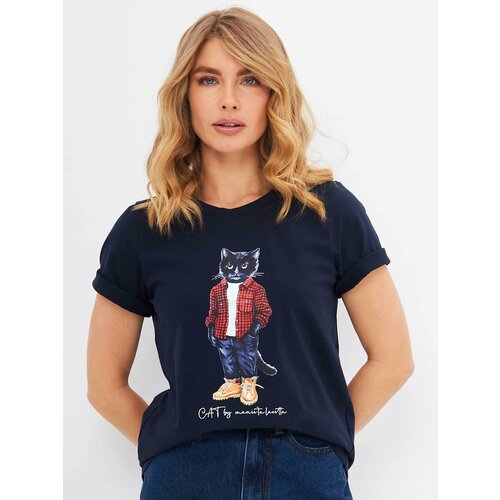 фото Футболка manii'ta lacitta, размер xs, синий