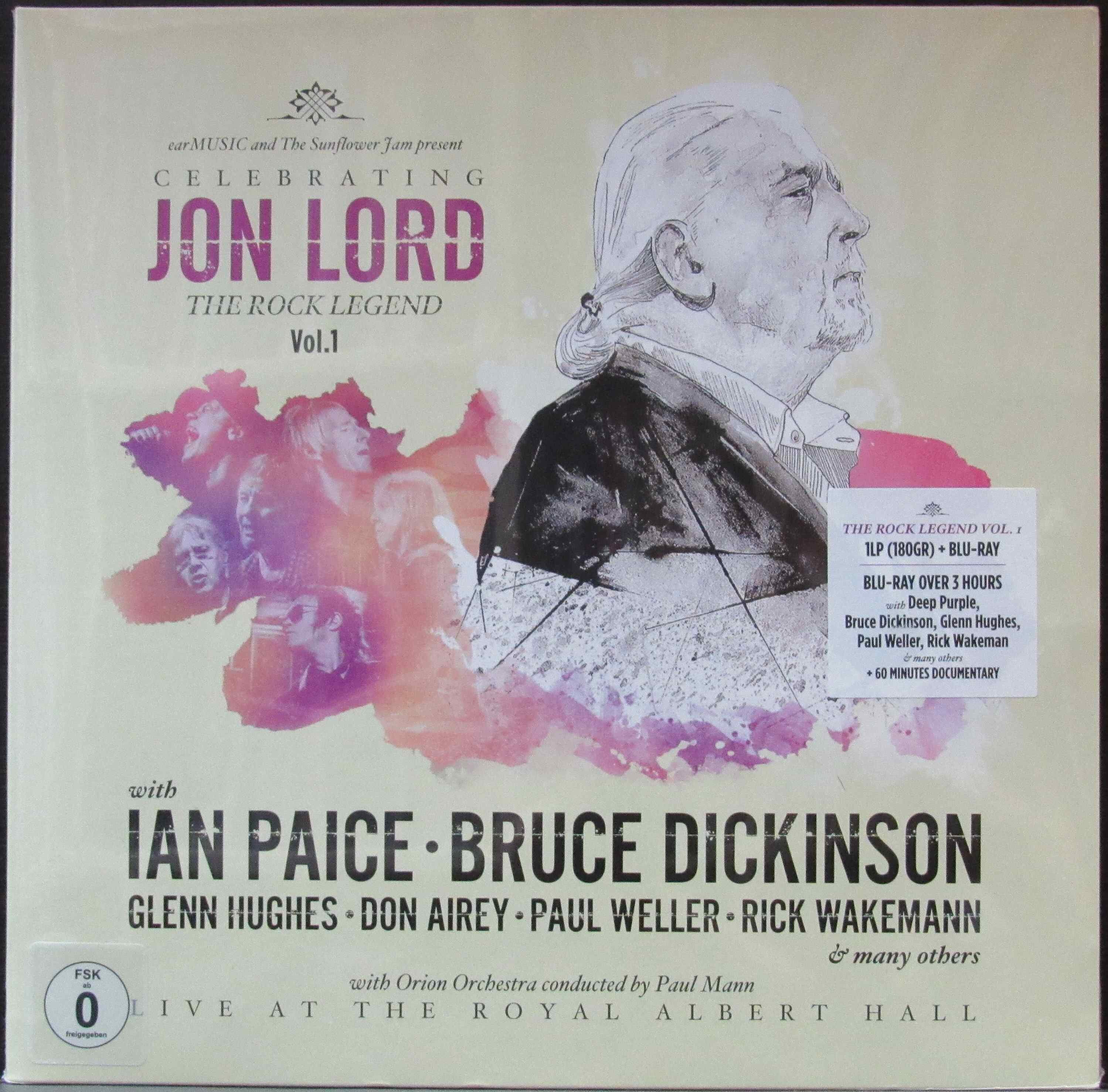 Lord Jon & Deep Purple "Виниловая пластинка Lord Jon & Deep Purple Celebrating Jon Lord Rock Legend Vol. 1 + Blu-Ray"