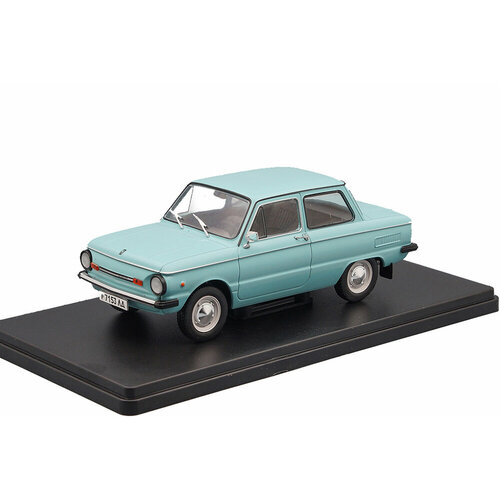 ЗАЗ-968М запорожец 1985 голубой (легендарные советские автомобили #52)