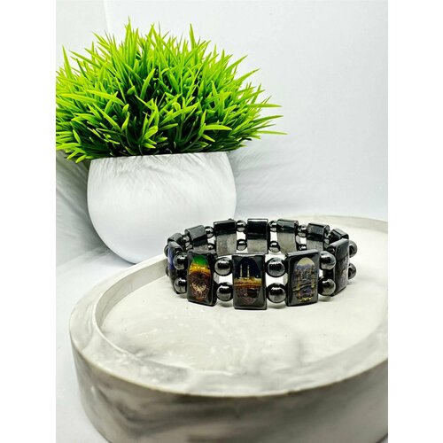 фото Браслет религеозный браслет, 1 шт., размер 16 см, диаметр 15 см, серебряный континент