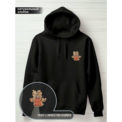 фото Худи hypnotica, размер xs, черный