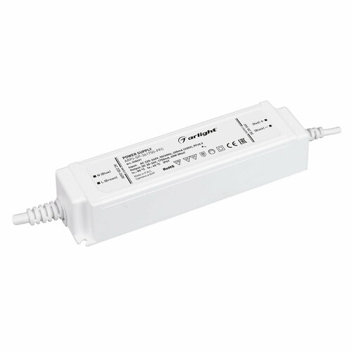 Arlight Блок питания ARPJ-SP-341750-PFC (60W, 20-34V, 1.75A) (Arlight, IP67 Пластик, 5 лет)