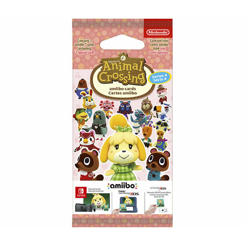 фото Карты персонажа amiibo (animal crossing) выпуск 4 nintendo