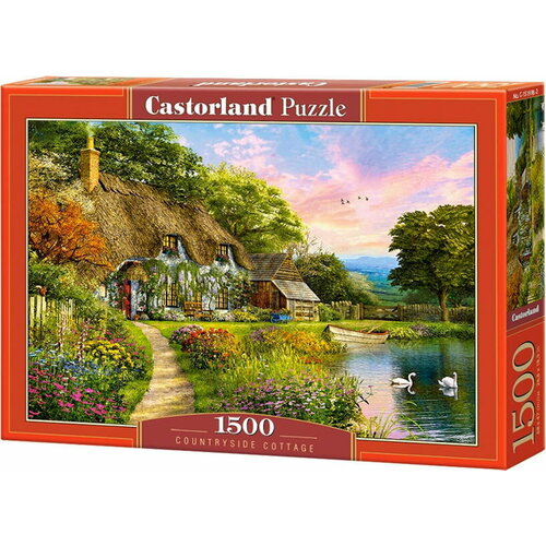 castor land пазл 180 щенок в цветах в1 018185 castor land Пазл Загородный коттедж 1500 элементов Castor Land