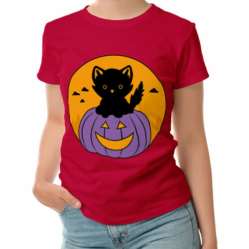 фото Футболка roly, размер l, красный