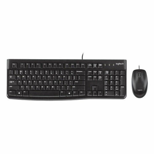 клавиатура мышь exegate mk120 black ex286204rus Комплект Logitech Desktop MK120 (920-002589)