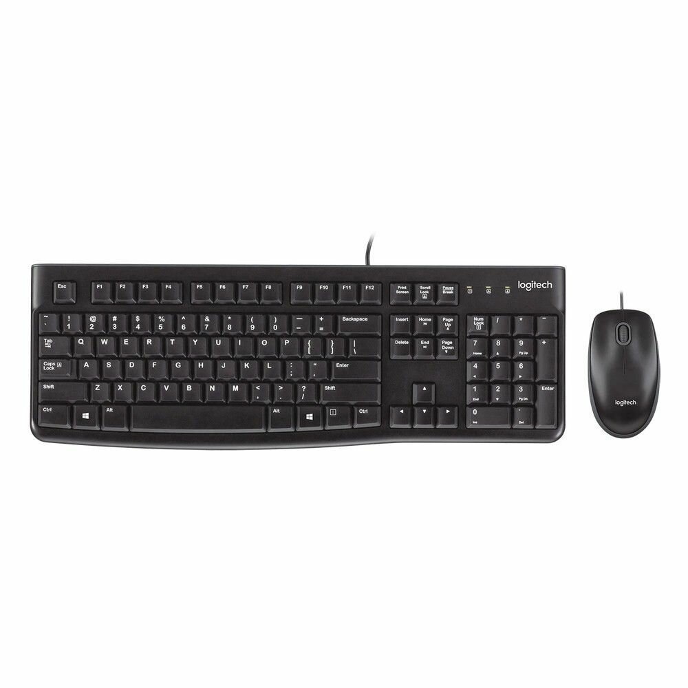 Клавиатура и мышь Logitech MK120 Desktop латиница (