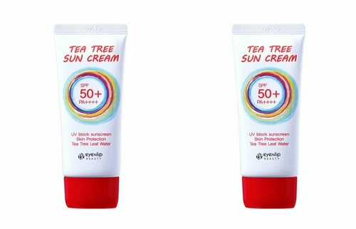 EYENLIP Крем для лица солнцезащитный с экстрактом чайного дерева Tea Tree Sun Cream 50мл - 2 штуки