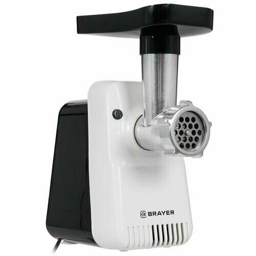 Мясорубка BRAYER 1600BR 1300 Вт реверс отсек для дисков 2 диска для круп и мелк помола толкат 563200₽