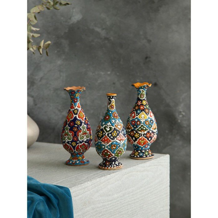 фото Ваза настольная "Персия", керамика, микс, Иран