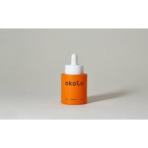 OKOLO Сыворотка-гель с витамином C Juicy Brightening Serum