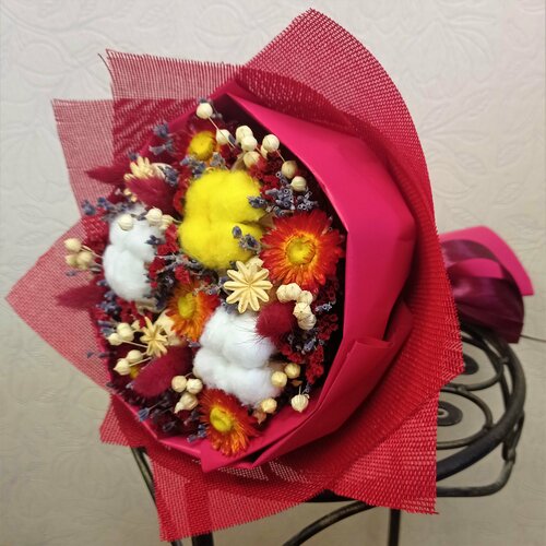 Авторский букет с лавандой 