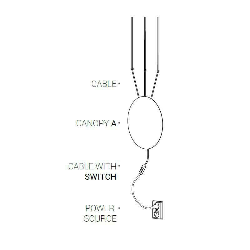 Кабель Nowodvorski CAMELEON CABLE WITH SWITCH 8611 - фото №2