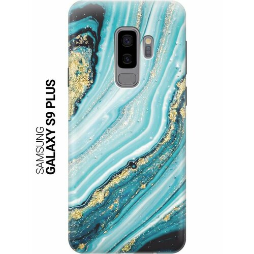 GOSSO Ультратонкий силиконовый чехол-накладка для Samsung Galaxy S9 Plus с принтом Green Marble gosso ультратонкий силиконовый чехол накладка для samsung galaxy s9 plus с принтом удивленная сова