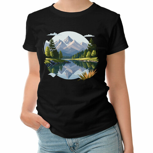 фото Футболка roly, размер m, черный