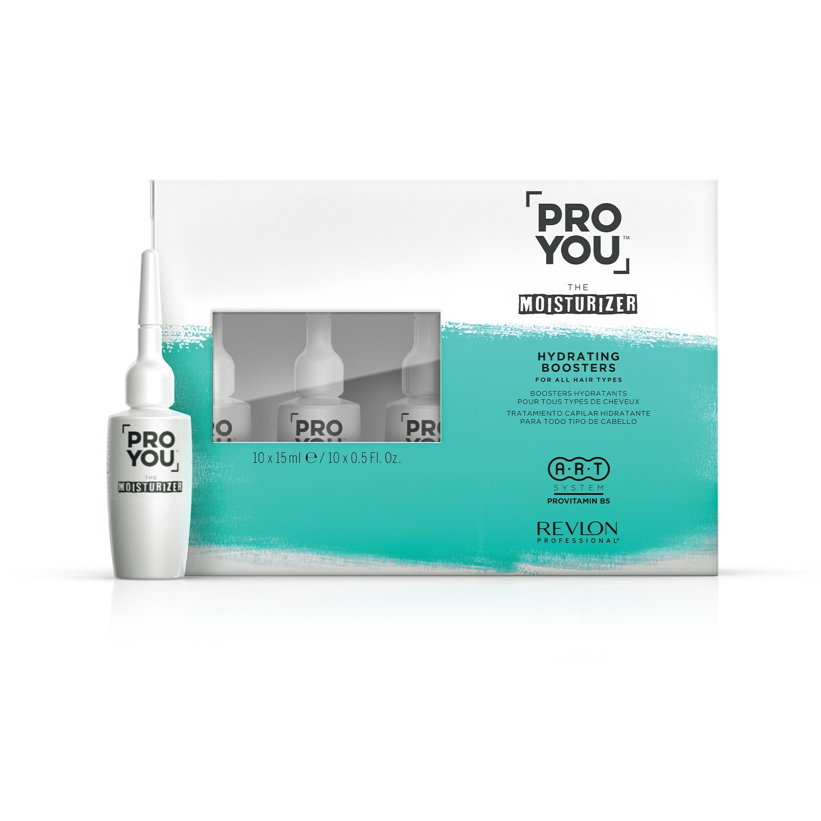 REVLON, Бустер для увлажнения волос, PRO YOU MOISTURIZER HYDRATING BOOSTERS, 10*15 мл.