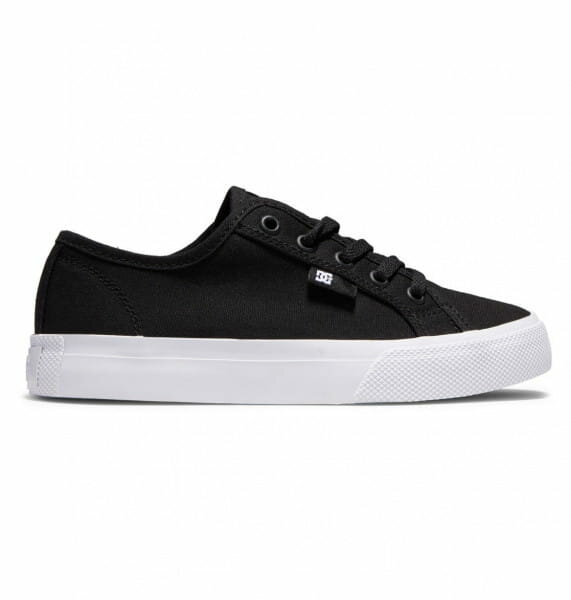 фото Детские Кеды DC SHOES Manual Black/White, Цвет черный, Размер 4.5M